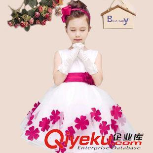 童禮服 公主裙 （大組） 外貿(mào)原單韓版蝴蝶結(jié)女童連衣裙 公主禮服花瓣童裙 品質(zhì)童裝批發(fā)