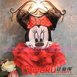 套裙 2015夏季新品爆款套裝 女童迪士尼米妮短袖蓬蓬裙套裝 一件代發(fā)原始圖片2