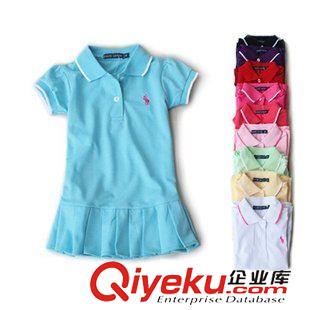 學(xué)院風(fēng)格子裙 girl dress童裝外貿(mào)批發(fā)保羅女童網(wǎng)球裙短裙連衣裙整手起批運(yùn)動(dòng)裙