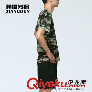 迷彩服 夏季戶外迷彩服短袖套裝 男士體能訓(xùn)練服軍訓(xùn)服套裝 廠家批發(fā)原始圖片2