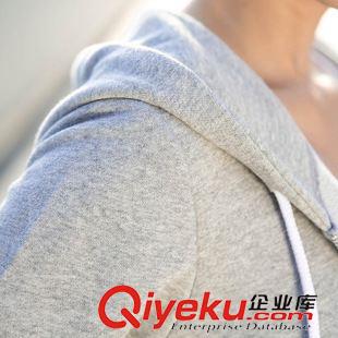 2015年秋季新品套裝 秋季薄款女士大碼長袖長褲三件套衛(wèi)衣開衫休閑運動女套裝原始圖片3