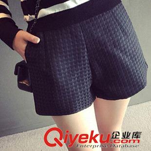 淘寶爆款休閑短褲 大碼春夏 韓版胖mm短褲子斤休閑闊腿褲加肥高腰松緊熱褲潮原始圖片3