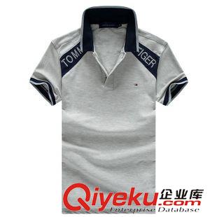 tommy品牌 夏季新品爆款中年男裝polo衫外貿(mào)原單批發(fā)定做男式純棉短袖T恤