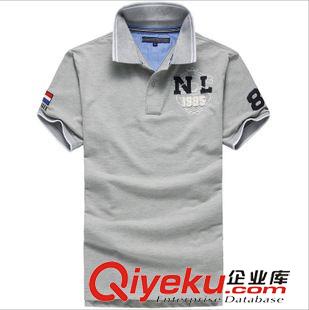 tommy品牌 夏季新品爆款中年男裝polo衫外貿(mào)原單批發(fā)定做男式純棉短袖T恤