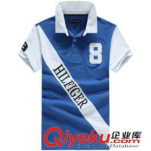 tommy品牌 夏季爆款新品男士中年dp翻領(lǐng)短袖t恤男式外貿(mào)polo衫一件代發(fā)