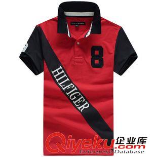 tommy品牌 夏季爆款新品男士中年dp翻領(lǐng)短袖t恤男式外貿(mào)polo衫一件代發(fā)