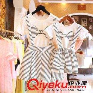 情侶裝 2015沙灘情侶裝夏韓國沙灘服情侶套裝海邊度假海灘t恤圓領