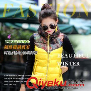 女裝羽絨服馬甲 2015羽絨服短款馬甲韓版輕薄立領(lǐng)背心羽絨外套原始圖片2