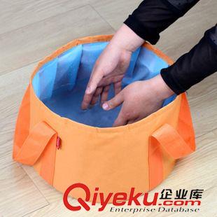 洗漱用品 戶外野餐露營(yíng)折疊水桶洗車釣魚家用多功能加厚伸縮便攜儲(chǔ)水盆原始圖片3