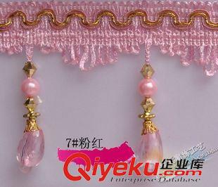 暢銷花邊 【錦天】大水滴 窗簾家紡輔料 窗簾水晶珠子花邊 紹興廠家原始圖片3