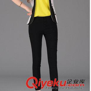 女士長褲。打底褲 2015春夏款打底褲女九分褲顯瘦小腳褲女褲原始圖片3