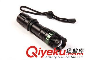 激光 手電 握把 供應(yīng) Q5強(qiáng)光手電筒 led調(diào)焦手電 戶外騎行照明 18650充電原始圖片3