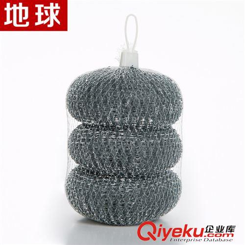 網袋包裝 鋼絲球 地球不易生銹一根絲 3個鍍鋅/網袋 鋼絲球 清潔球訂做原始圖片3
