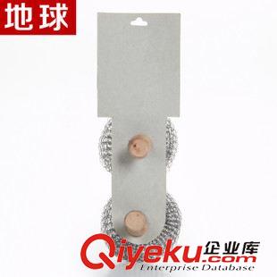 2個裝 地球不易生銹一根絲 家務清潔洗刷 2個裝鋼絲球 不銹鋼清潔球原始圖片2