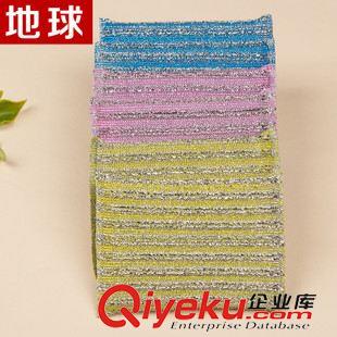 提花刷刷塊 地球22年廠家去除油漬6片裝提花蔥刷刷塊高密度海綿擦洗碗塊原始圖片2