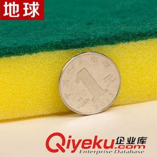 經典百潔布 地球 大品牌 22年廠家 黃色大海綿百潔布2片套裝 清潔百潔布原始圖片3