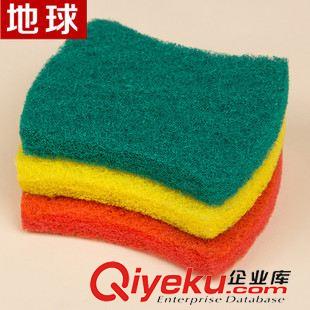 商超貨源現(xiàn)貨 地球 大品牌 22年廠家大腰型百潔布3片套裝 百潔布原始圖片2