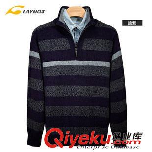 衛(wèi)衣/夾克 秋冬季201男款戶外休閑服裝男士保暖針織毛衣圓領(lǐng)長袖圓領(lǐng)毛衫原始圖片3