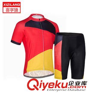 騎行服短套 防蚊騎行服短袖套裝男款山地車(chē)衣服夏季透氣排汗速干原始圖片2