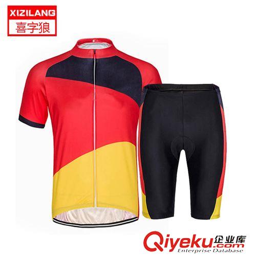 騎行服短套 防蚊騎行服短袖套裝男款山地車(chē)衣服夏季透氣排汗速干原始圖片3