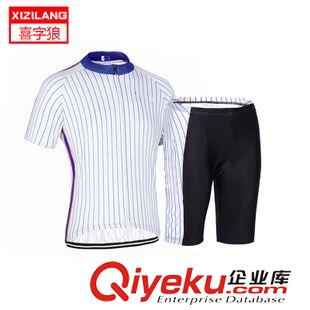 騎行服短套 喜字狼 東莞騎行服自行車 現(xiàn)貨防蚊防曬定制戶外騎行短套裝運(yùn)動(dòng)服原始圖片3