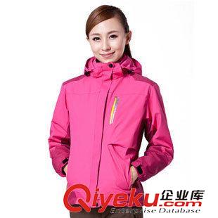 沖鋒衣登山服滑雪服 廠家批發(fā)沖鋒衣情侶款戶外防風(fēng)防雨透氣保暖兩件套三合以戶外服裝原始圖片3
