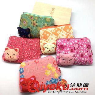 新品推薦 3J  化妝包 BC-11/14/15/21-Q日本笑夢琉布藝和服掛件拉鏈包原始圖片3