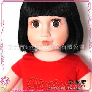 粉膚色娃娃 高品質(zhì)18寸搪膠娃娃 american girl衣服 批發(fā)PVC公仔