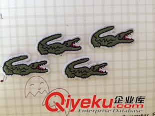 車縫徽章 定制電腦繡花LOGO 鱷魚章 深圳電腦刺繡廠原始圖片3