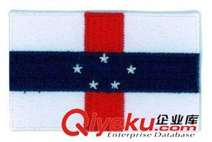 國旗繡花章 東帝汶國旗繡花章，東南亞各國國旗刺繡徽章，國旗包邊背膠繡章原始圖片3