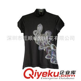電腦珠片,亮片 電腦珠片繡花加工 手工訂珠加工 深圳電腦繡花工廠供應原始圖片2