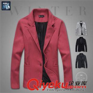 韓版小西裝 韓版西裝 男  {zx1}秋款 韓版時(shí)尚領(lǐng)口 金屬裝飾  修身休閑小西服