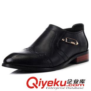 春夏款鞋子 2015男士英倫商務(wù)休閑皮鞋韓版潮真皮雕花復(fù)古布洛克男鞋子S111原始圖片2