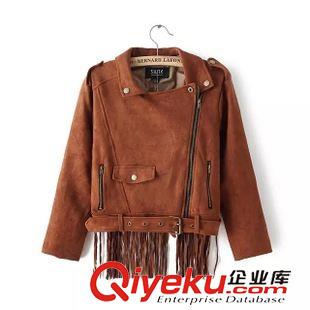 5-10號(hào) 夏裝新款歐美純色雙翻領(lǐng)機(jī)車(chē)休閑修身短款皮衣