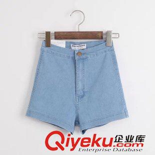 25-30新品 TT 歐洲站新款百搭修身顯瘦彈力牛仔短褲