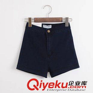 25-30新品 TT 歐洲站新款百搭修身顯瘦彈力牛仔短褲