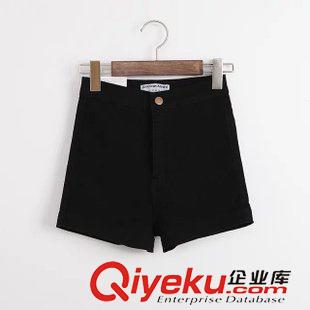 25-30新品 TT 歐洲站新款百搭修身顯瘦彈力牛仔短褲