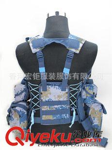 戰術背心 海軍專用海洋迷彩 06通用單兵戰斗攜行具戰術背心 步兵班長配置
