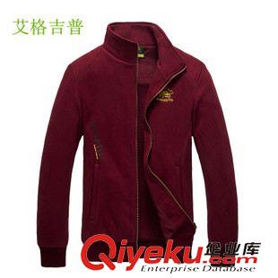 吉普毛衣 新款A(yù)IGJEEP/艾格吉普戶外抓絨外衣男款登山服防風防水透氣外套