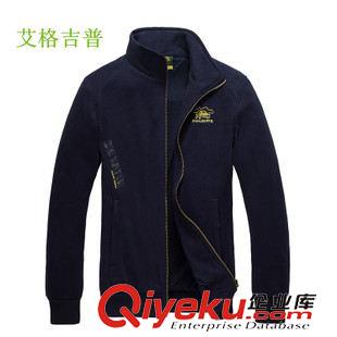 吉普毛衣 新款A(yù)IGJEEP/艾格吉普戶外抓絨外衣男款登山服防風防水透氣外套