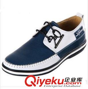 休閑皮鞋 2014新品英倫男士日常休閑鞋 男韓版流行男鞋zp休閑百搭男鞋原始圖片3
