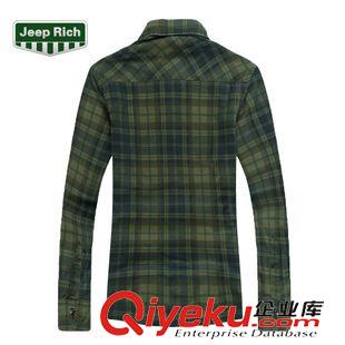 吉普襯衫 秋爆款jeeprich襯衫 方格子寬松長袖襯衫 純棉休閑襯衣批發(fā)8228