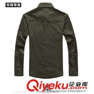 吉普襯衫 春秋nianjeep/吉普盾長袖襯衫休閑純棉男士襯衣大碼男裝9965