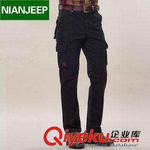 吉普長褲 nianjeep春夏秋款長褲男士休閑褲修身版加大碼軍旅彈力褲9826