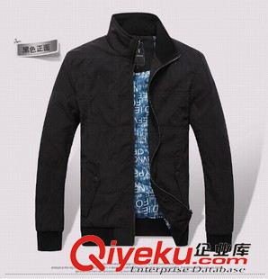 夾克 TZL2014新款男士夾克gd商務(wù)男裝青年時尚休閑外套秋裝立領(lǐng)夾克原始圖片3
