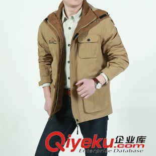 沖鋒衣 15春裝泥岸吉普zp休閑速干外套nianjeep可脫卸帽寬松男外套6827