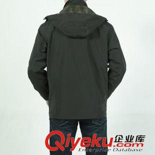 沖鋒衣 15春裝泥岸吉普zp休閑速干外套nianjeep可脫卸帽寬松男外套6827