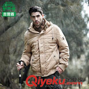 棉衣 8205批發(fā)男裝秋冬新款nian jeep男裝/吉普 盾棉衣短版休閑棉服原始圖片2