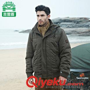 棉衣 8205批發(fā)男裝秋冬新款nian jeep男裝/吉普 盾棉衣短版休閑棉服原始圖片3