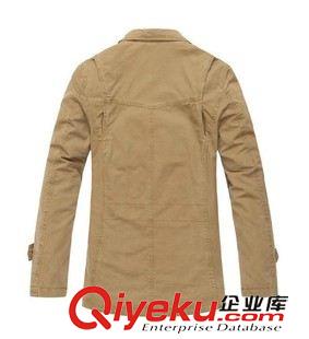 休閑西裝 新款男士西裝春秋款料中長款外套單西商務休閑長袖純色青年薄原始圖片3